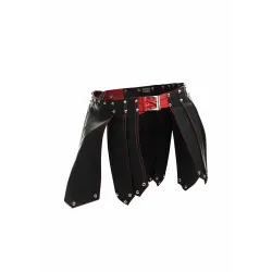 MOB Eroticwear Jupe homme Sm Roman Skirt Noire-Rouge